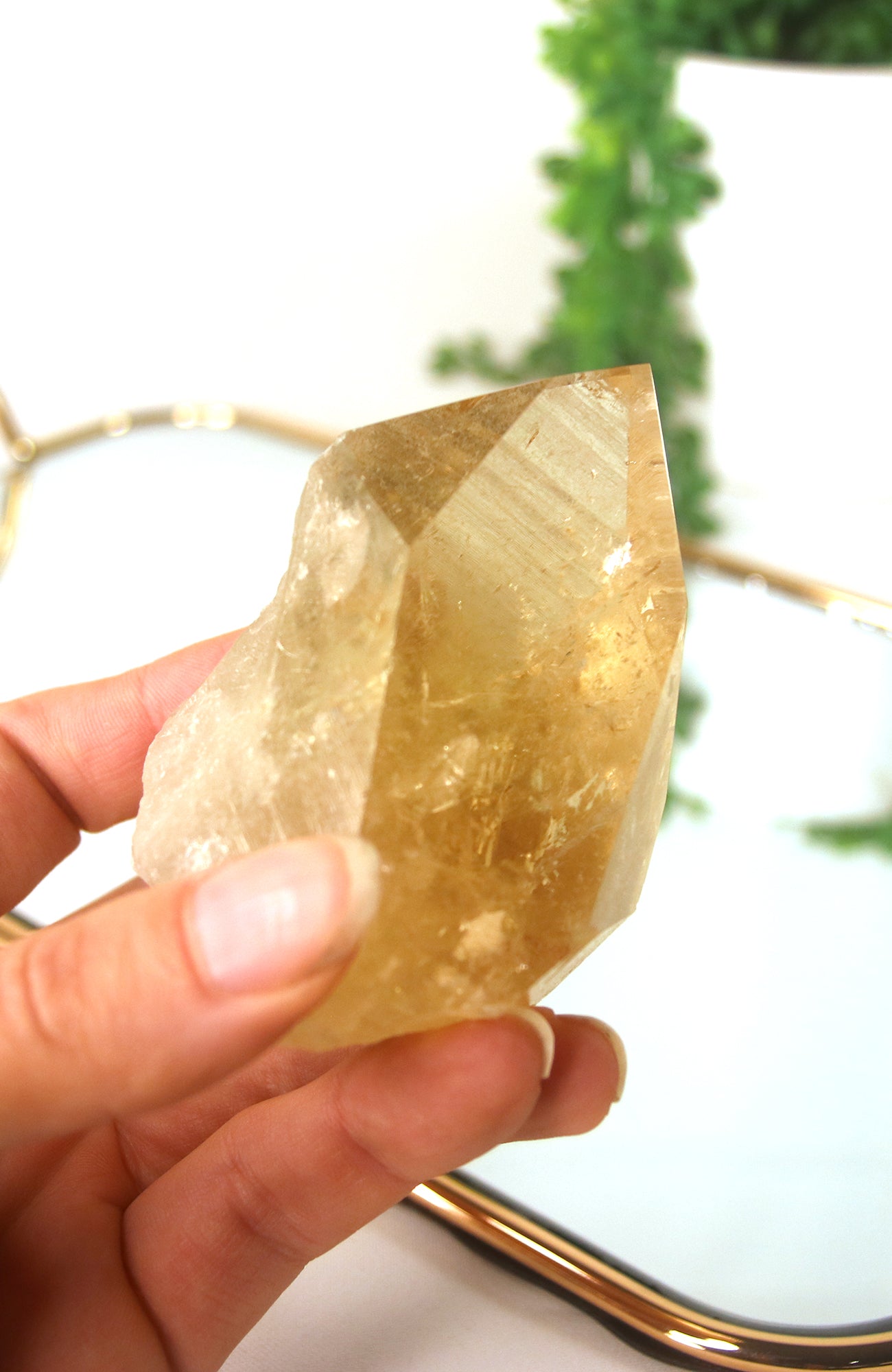 Citrine (Natural) Cathedral Point AAA
